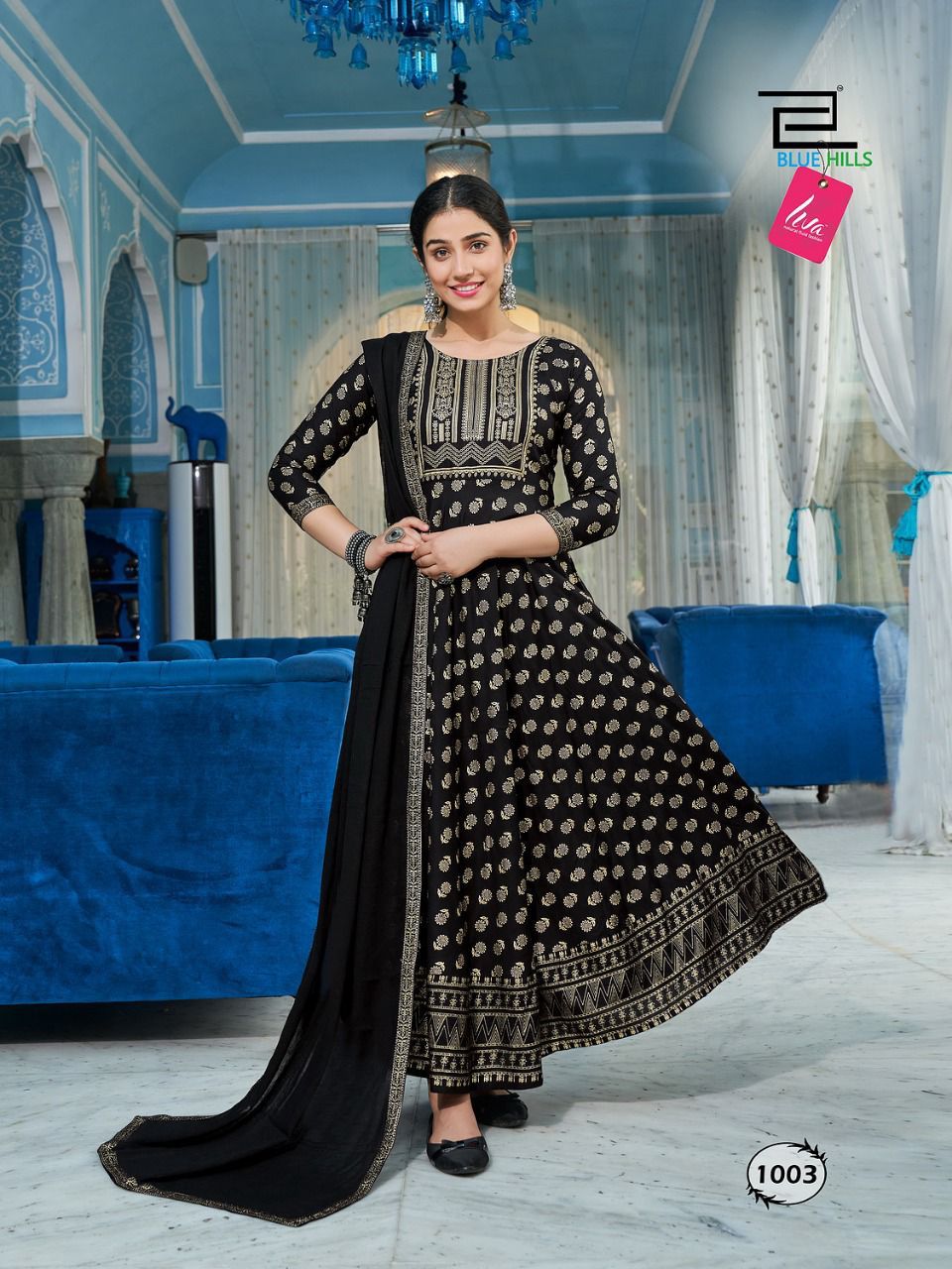 Raksha Bandhan Fancy Festive Wear Rayon Printed Long Kurti With Dupatta collection